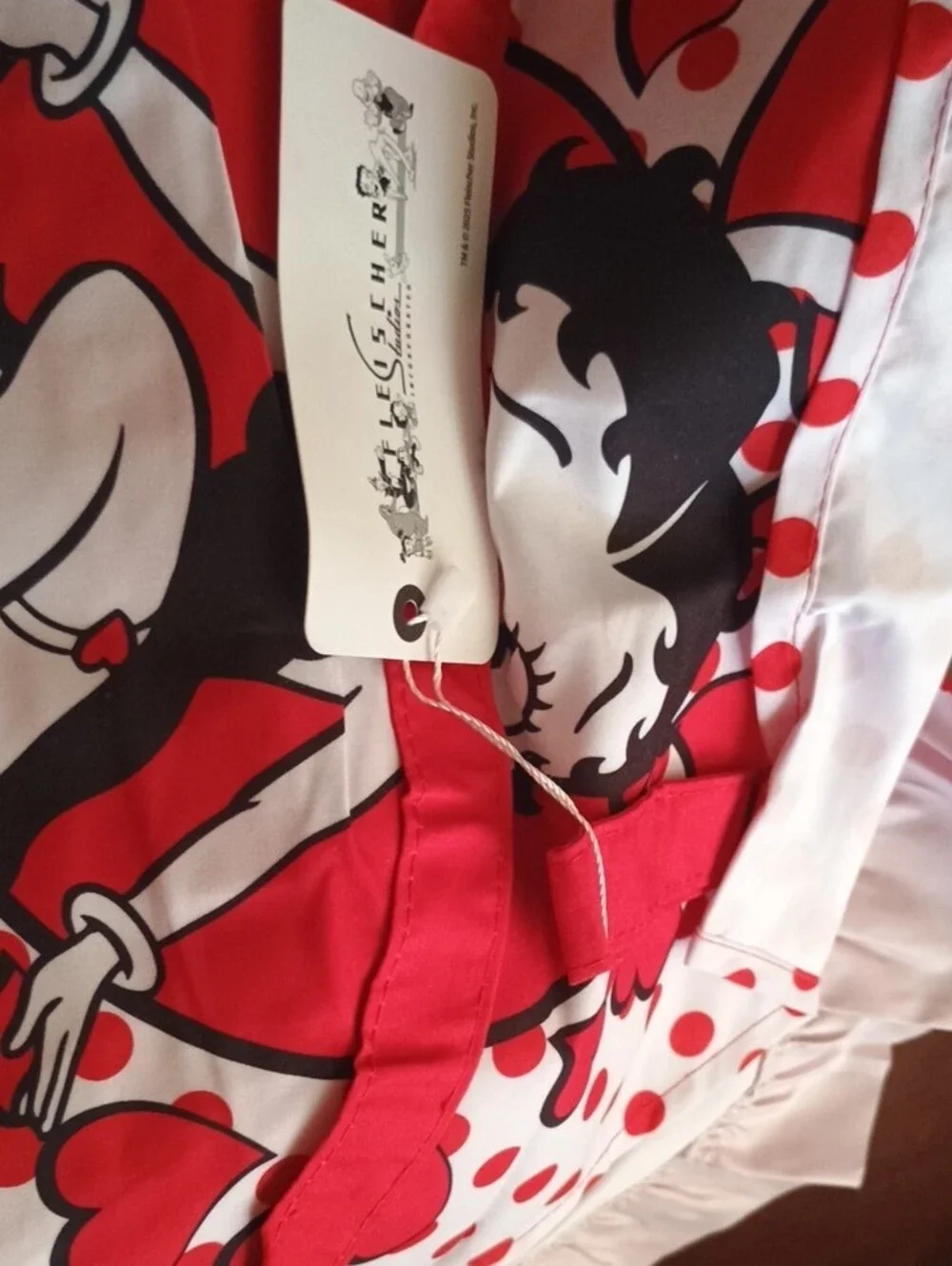 Betty Boop Red and White Polka Dot Kitchen Apron